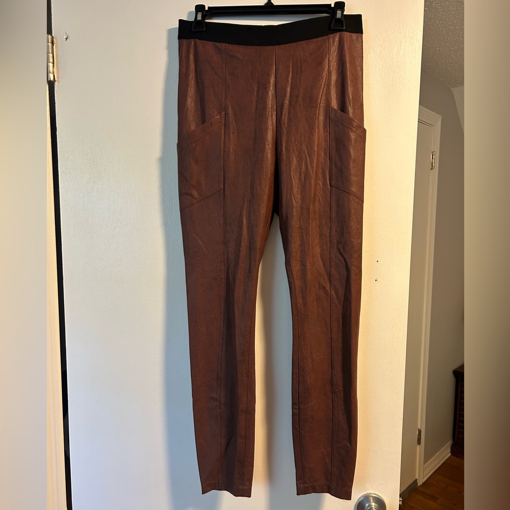 Bcbg Maxazria Faux Leather Pants Size S